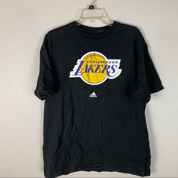 Los Angeles Lakers Adidas Shirt Size Large - Picture 1 of 6